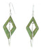 Turquoise Authentic Sterling Silver Hook Dangle Earrings GS73357